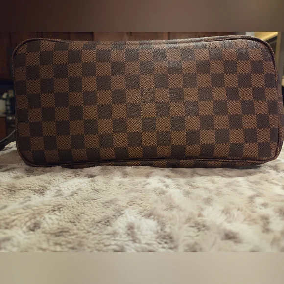 Louis Vuitton Neverfull MM Damier Ebene Rose Ballerine - Picture 3 of 16